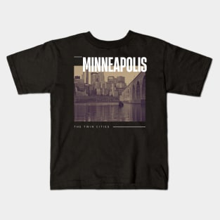 minneapolis city Kids T-Shirt